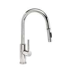 Waterstone 9960-SG - Waterstone Modern Prep Size PLP Pulldown Faucet - Toggle Sprayer - Angled Spout