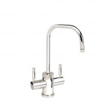 Waterstone 1455HC-PG - Waterstone Industrial Hot and Cold Filtration Faucet - 2 Bend U-Spout
