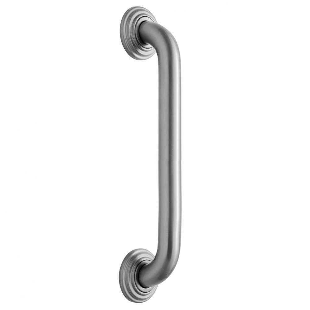 36'' Deluxe Grab Bar with Traditional Round Flange