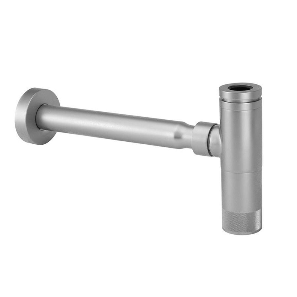 Decorative Round Trap - Knurled - 1 1/2'' Wall Outlet