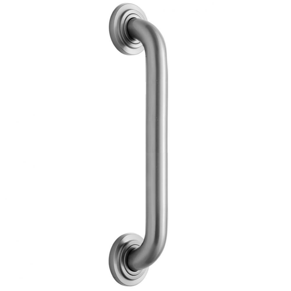 42'' Deluxe Grab Bar with Contemporary Round Flange