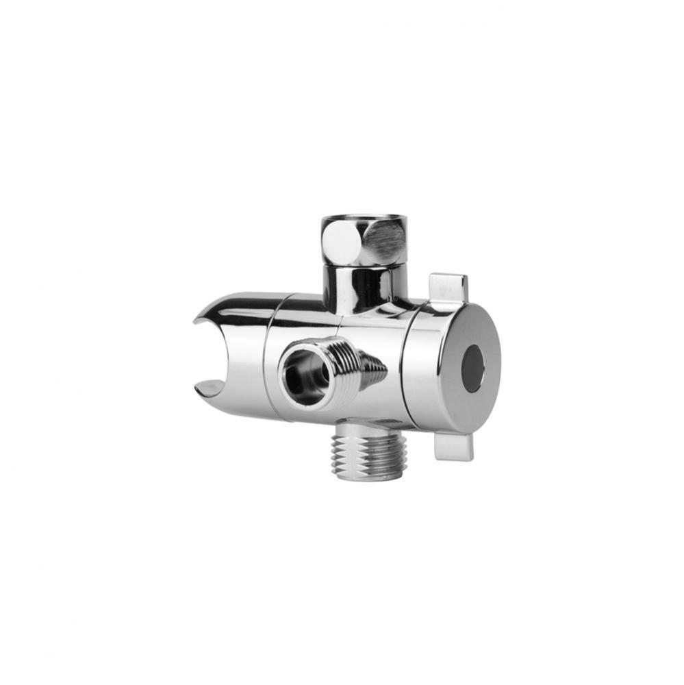 Drop-In Showerarm Mount with Adjustable Angle & Showerhead/Handshower Diverter