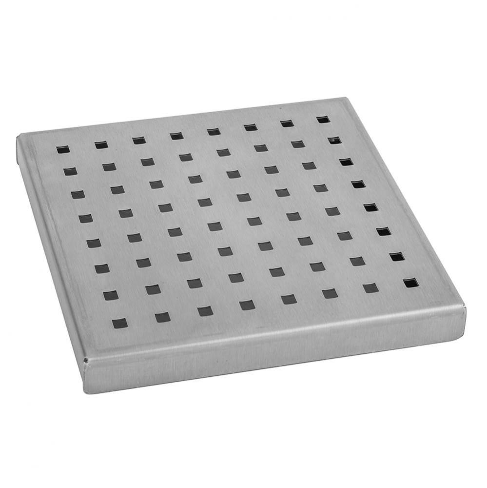 6'' x 6'' Square Dotted Channel Drain Grate