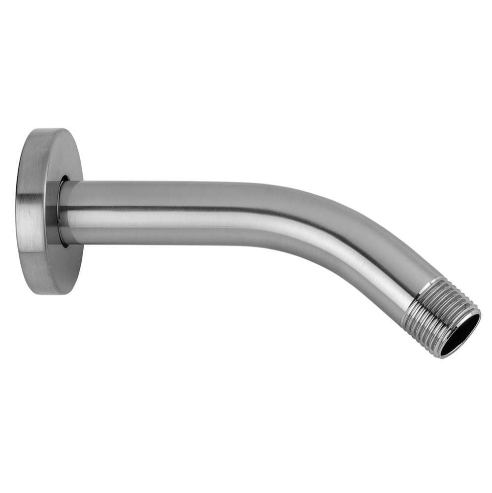 6'' 45° Brass Showerarm with Contemporary Escutcheon