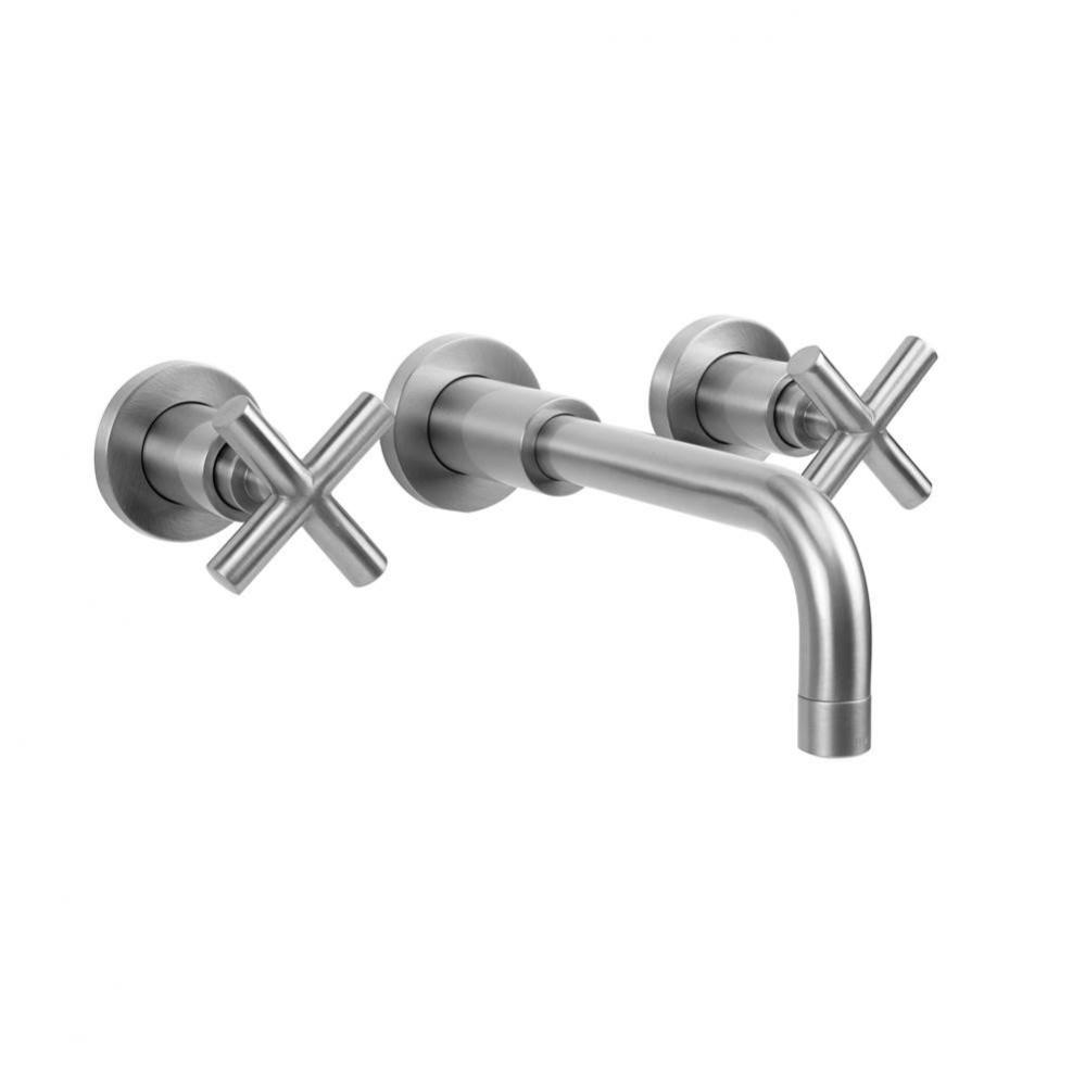 Contempo Wall Tub Filler Trim with Cross Handles