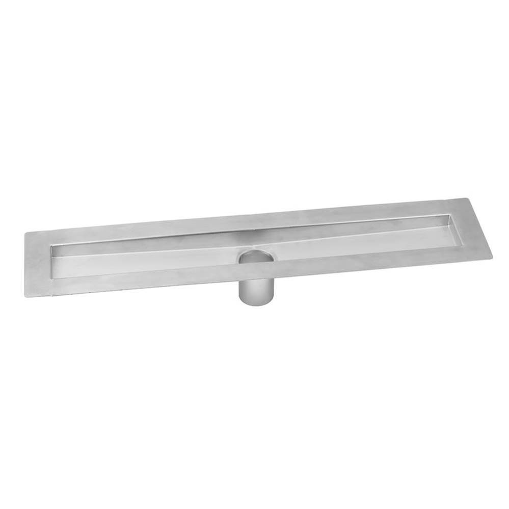 24'' zeroEDGE Bottom Outlet  Channel Drain Body