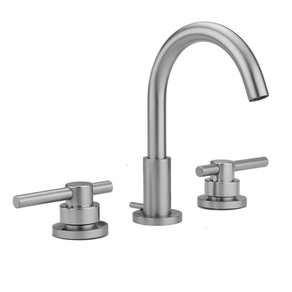 Uptown Contempo Faucet with Round Escutcheons and Peg Lever Handles -1.2 GPM