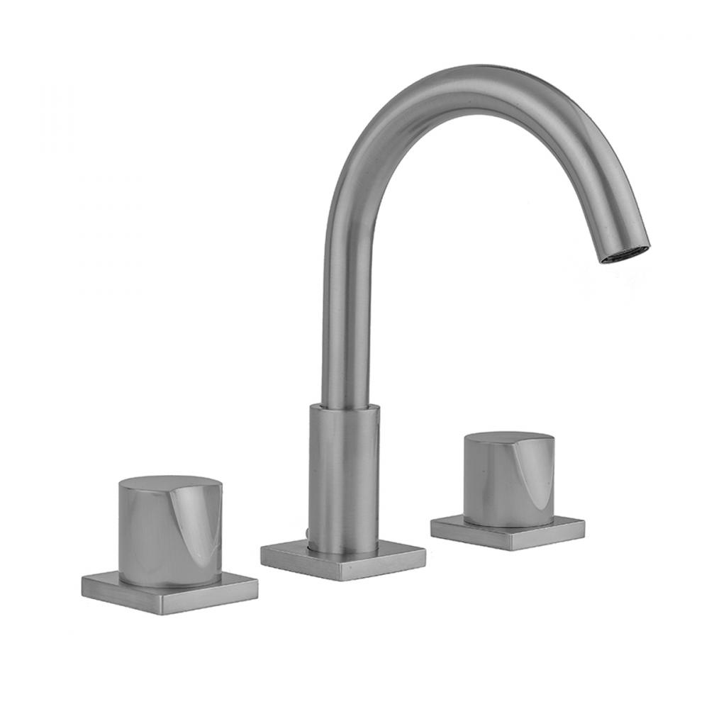 Uptown Contempo Faucet with Square Escutcheons and Thumb Handles -1.2 GPM