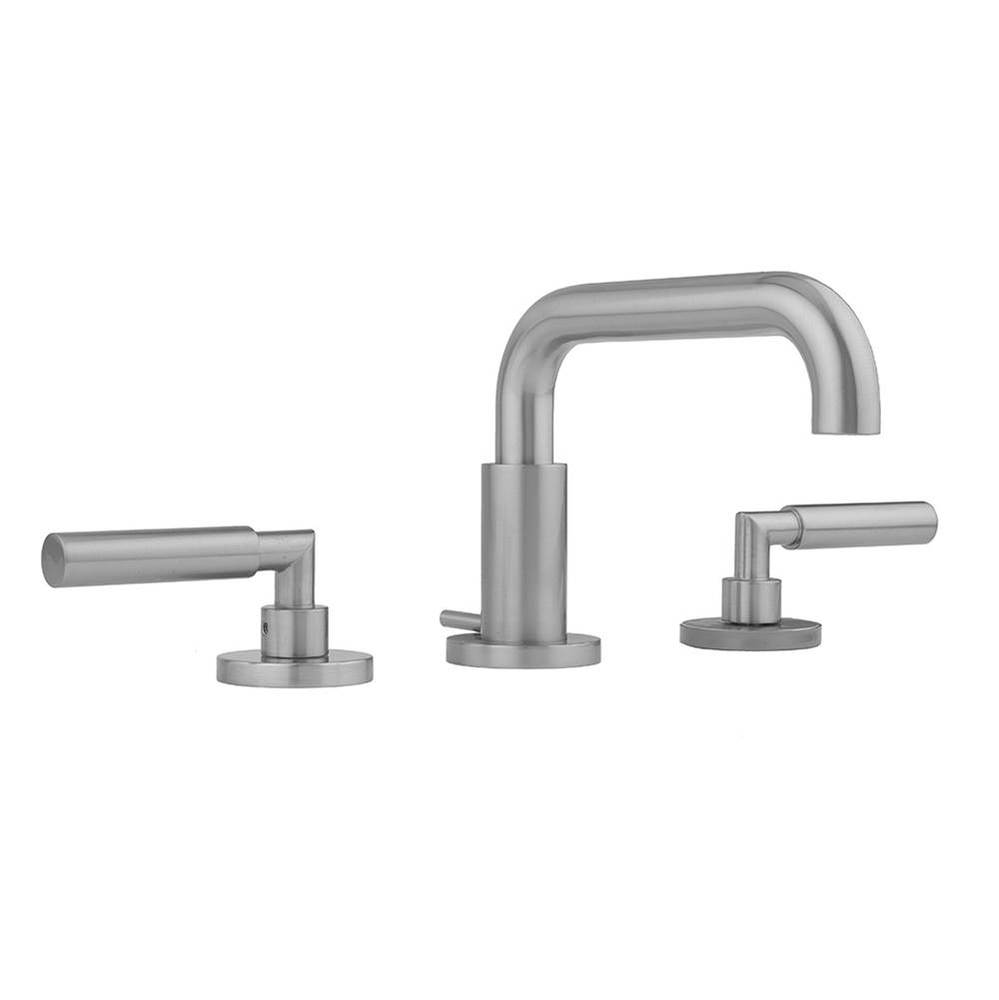 Downtown  Contempo Faucet with Round Escutcheons & Contempo Hub Base Lever Handles- 0.5 GPM