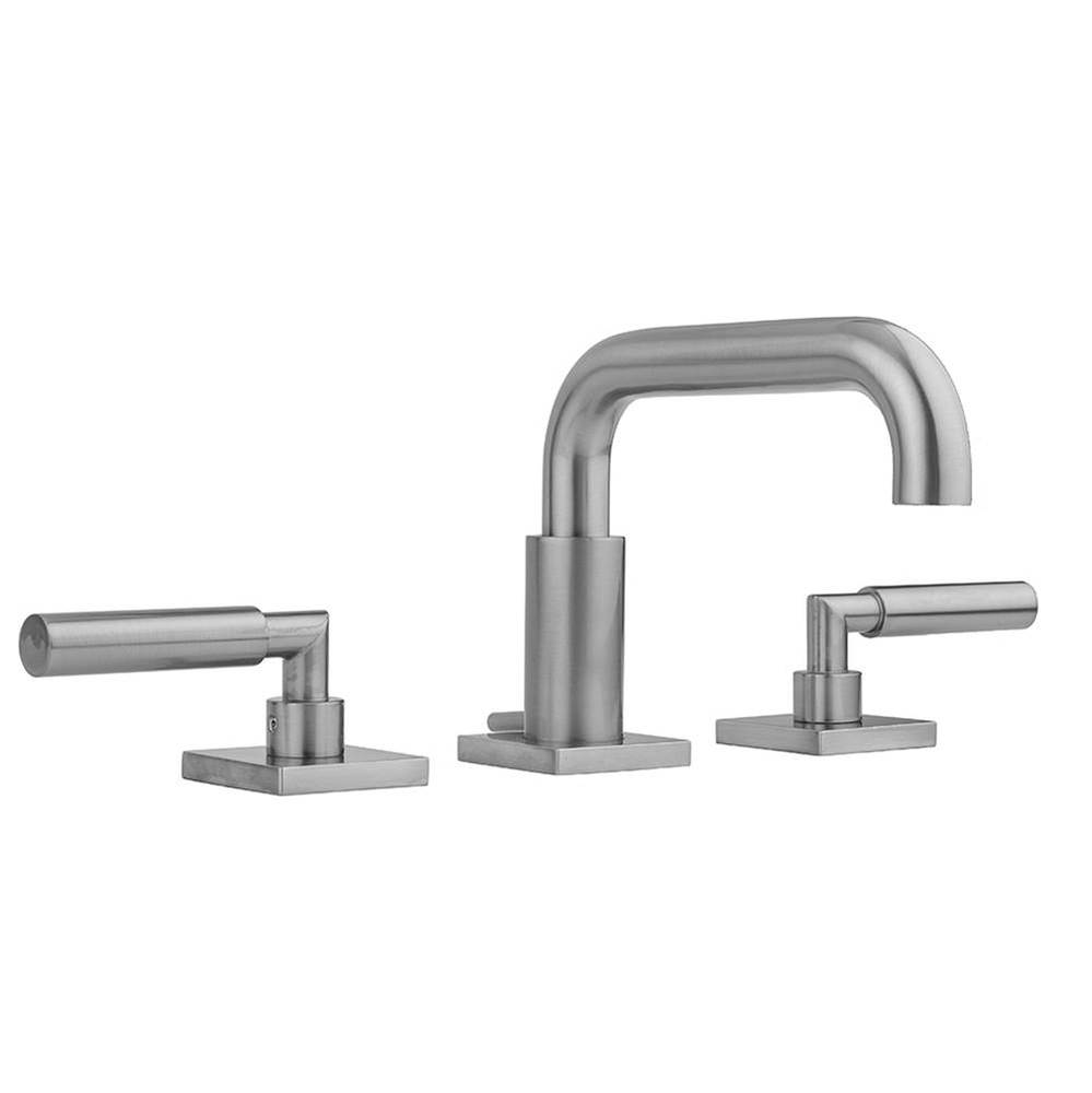 Downtown  Contempo Faucet with Square Escutcheons & Contempo Hub Base Lever Handles