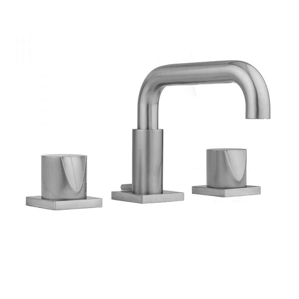 Downtown Contempo Faucet with Square Escutcheons and Thumb Handles -1.2 GPM