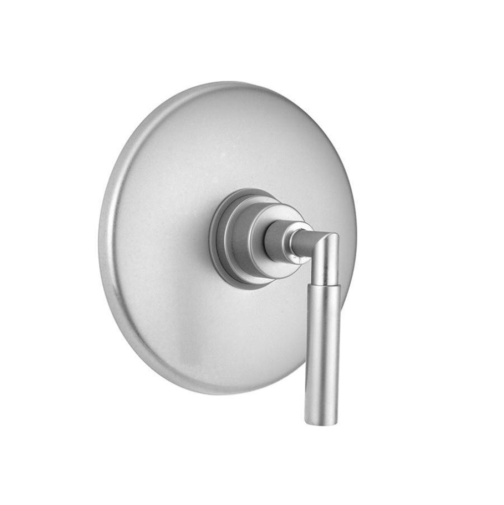 Round Plate With Contempo Hub Base Lever Trim For Pressure Balance Cycling Valve (J-CSV)