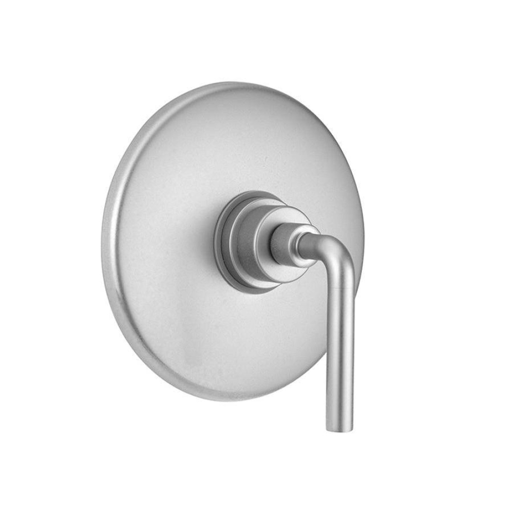 Round Plate With Contempo Slim Lever Trim For Pressure Balance Cycling Valve (J-CSV)