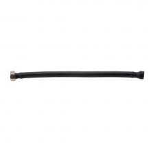 Jaclo 130-SS-BLAK - JACLO Flex Black (BLAK) Decorative Cover Stainless Steel Flexible Braided 3/8'' O.D. x 1