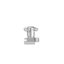 Jaclo 315-X-PCH - Quarter Turn Ceramic Disc Straight 1/2'' IPS x 3/8'' O.D. Supply Valve with Cr