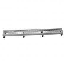 Jaclo 6210-24-BSS - 24'' Channel Drain Slotted Grate
