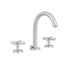 Jaclo 7770-T461-PCH - Uptown Contempo Slim Faucet with Round Escutcheons & Contempo Slim Cross Handles