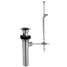 Jaclo 836-PCH - Fully Polished & Plated Pop-Up Lavatory Drain with Overflow