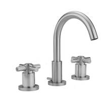 Jaclo 8880-C-PCH - Uptown Contempo Faucet with Round Escutcheons & Contempo High Cross Handles