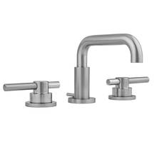 Jaclo 8882-T638-0.5-PCH - Downtown  Contempo Faucet with Round Escutcheons & Peg Lever Handles- 0.5 GPM