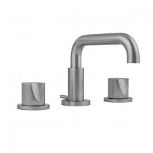 Jaclo 8882-T672-836-PCH - Downtown Contempo Faucet with Round Escutcheons and Thumb Handles and Fully Polished and Plated Po