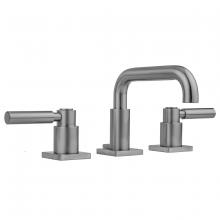 Jaclo 8883-SQL-0.5-SDB - Downtown Contempo Faucet with Square Escutcheons and High Lever Handles- 0.5 GPM