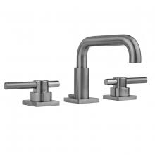 Jaclo 8883-TSQ638-0.5-SDB - Downtown Contempo Faucet with Square Escutcheons and Peg Lever Handles- 0.5 GPM