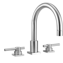 Jaclo 9981-TSQ638-TRIM-PCH - Contempo Uptown Roman Tub Set with Contempo Peg Lever Handles - Square Escutcheons