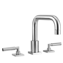 Jaclo 9983-TSQ459-TRIM-PCH - Contempo Downtown Roman Tub Set with Hub Base Lever Handles and Square Escutcheons