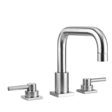 Jaclo 9983-TSQ632-TRIM-PCH - Contempo Downtown Roman Tub Set with Low Contempo Lever Handles and Square Escutcheons