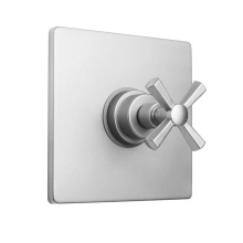 Jaclo A252-TRIM-PCH - Square Plate with Hex Cross Trim for Pressure Balance Cycling Valve (J-CSV)