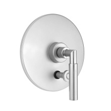 Jaclo A859-TRIM-PCH - Round Plate With Round Contempo Hub Base Lever Trim For Pressure Balance Cycling Valve With Built-
