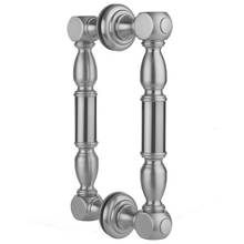 Jaclo H20-BB-16-PCH - 16'' H20 Back to Back Shower Door Pull with Finials