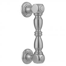 Jaclo H21-FM-SDB - 6'' H21 Front Mount Shower Door Pull wth Finials