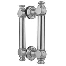 Jaclo H60-BB-18-PCH - 18'' H60 Smooth with End Caps Back to Back Shower Door Pull