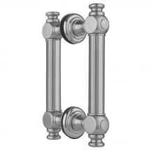 Jaclo H61-BB-16-SDB - 16'' H61 Reeded with End Caps Back to Back Shower Door Pull