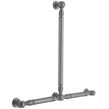 Jaclo T20-32H-32W-PCH - T20 Smooth with Finials 32H x 32W T Grab Bar