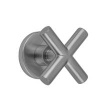 Jaclo T462-TRIM-PCH - Contempo Hub Base Cross Handle with Round Escutcheon Trim for Exacto Volume Controls and Diverters