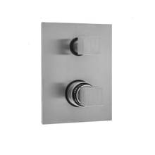 Jaclo T7503-TRIM-PCH - Rectangle Plate with CUBIX® Cube Thermostatic Valve with Cube Built-in 2-Way Or 3-Way Diverte