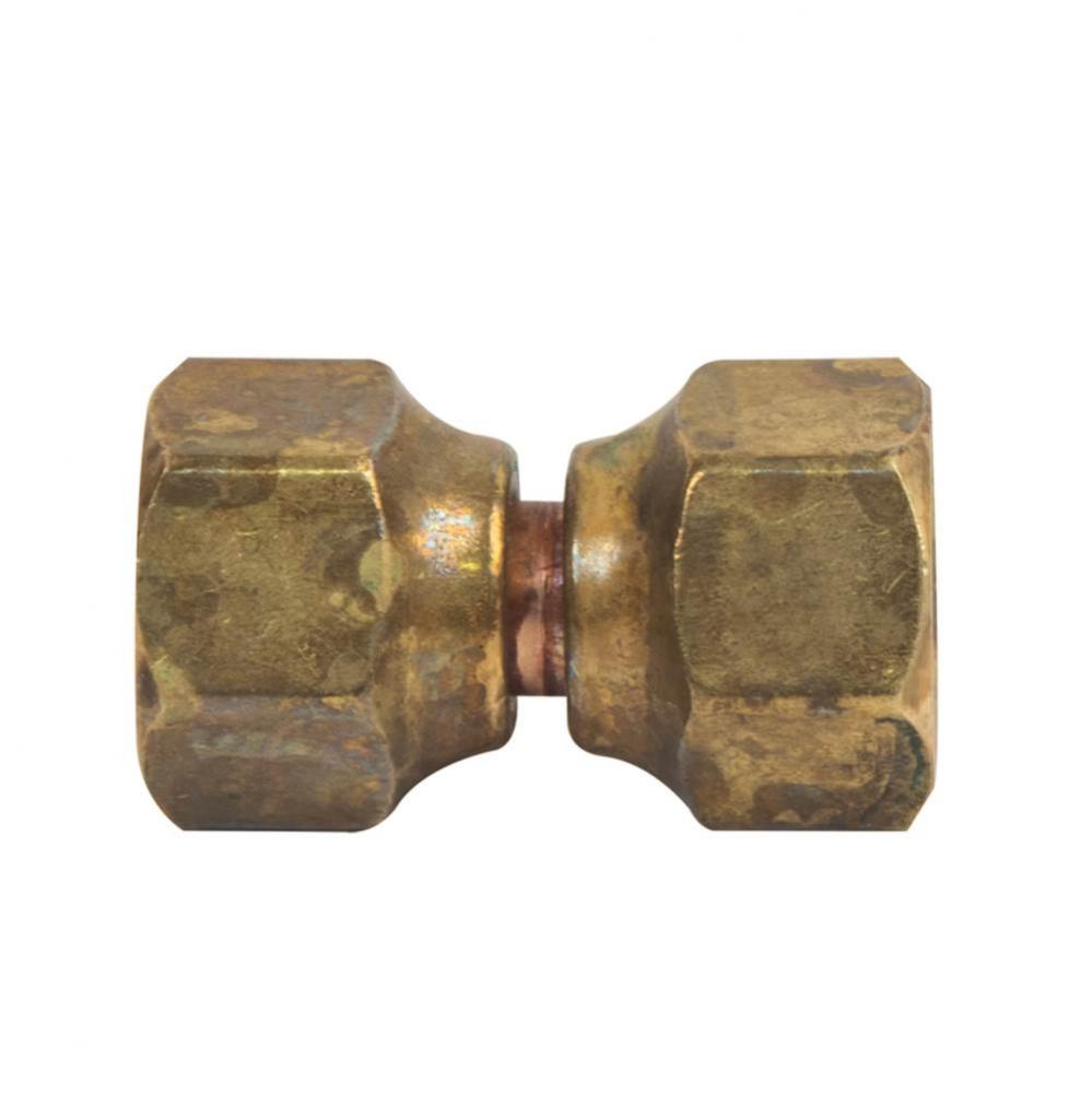 SWIVEL FLARE NUT CONNECTOR, 3/8'' OD TUBE, BOTH ENDS