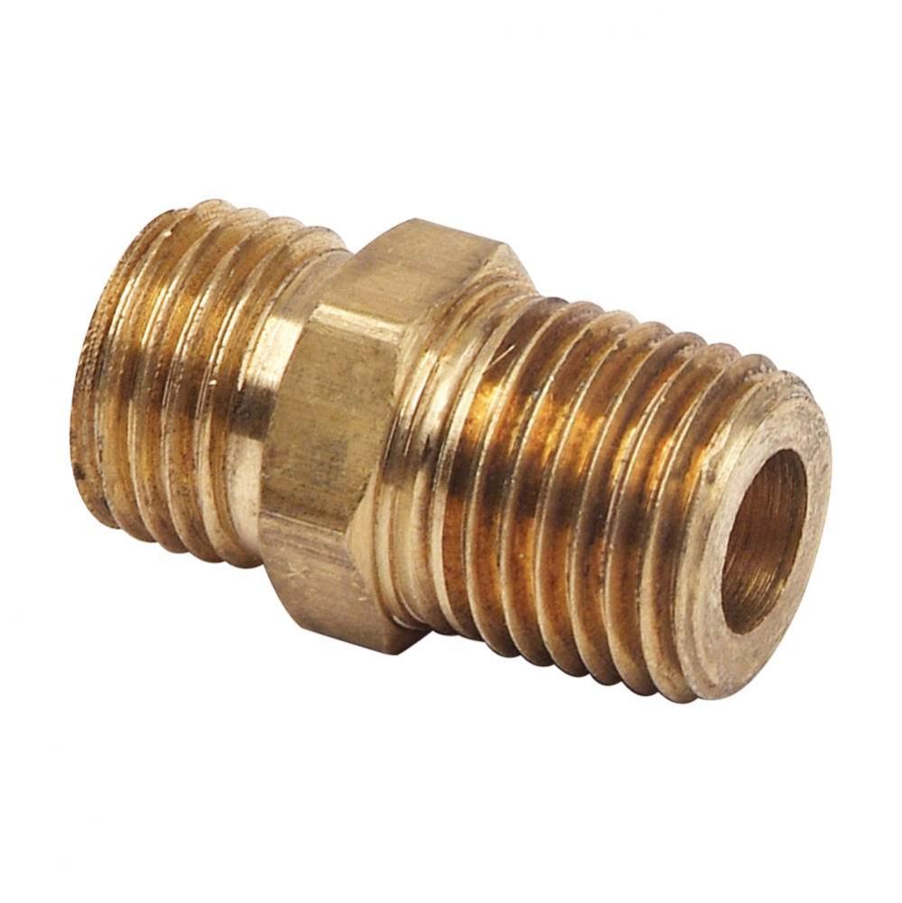 MALE BALL JOINT ADAPTOR (USE WITH 128 SERIES FITTING), 1/4'' NPSM X 1/4'' MIP