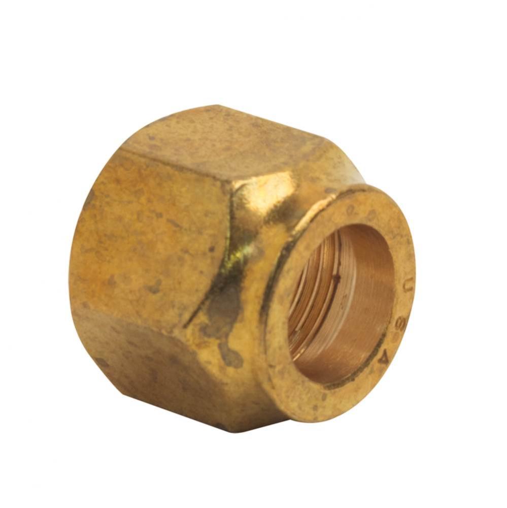 FLARE REFRIGERATION NUT - SHORT, 5/8'' OD TUBE