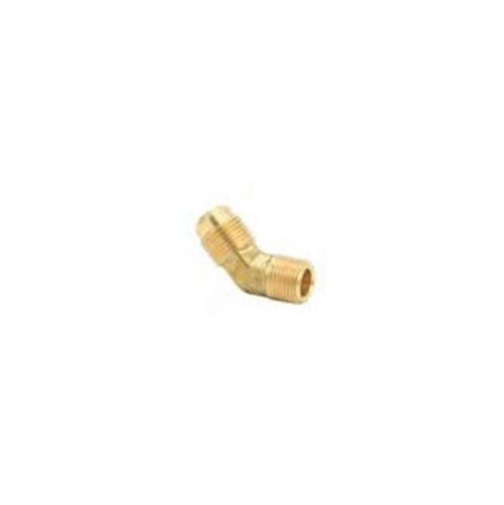 FLARE 45 degree MALE ELBOW , 1/4'' OD TUBE X 1/4'' MIP