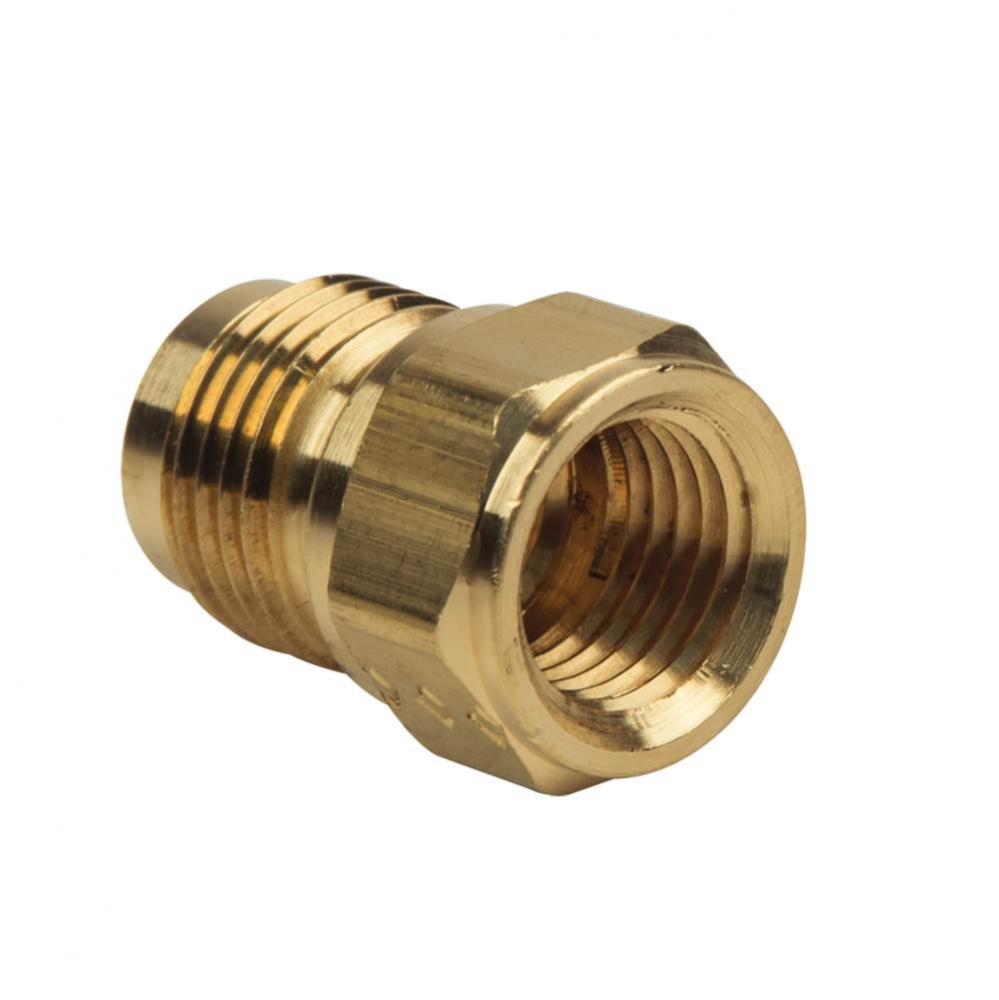 FLARE FEMALE REDUCING ADAPTOR, 3/8'' OD TUBE X 1/8'' FIP