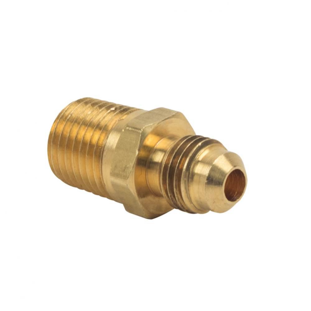 FLARE MALE ADAPTOR, 1/4'' OD TUBE X 1/4'' MIP