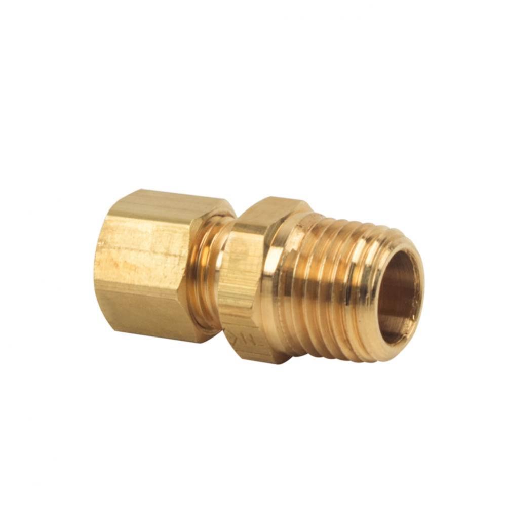 COMPRESSION MALE ADAPTOR, 1/4'' OD TUBE X 1/4'' MIP