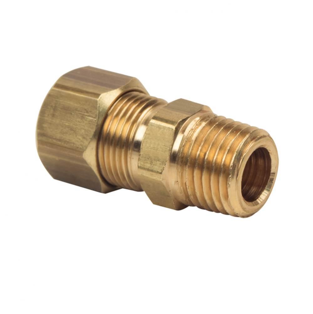 COMPRESSION MALE REDUCING ADAPTOR, 3/8'' OD TUBE X 1/4'' MIP