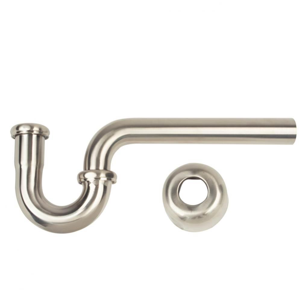 SPF P-TRPS W/ BOX ESCUT. - 1-1/4'' OD BRS J-BEND W/ 17 GA. WALL BEND and CAST BRS NUTS