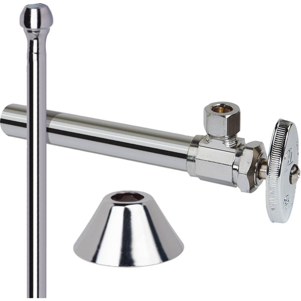 FAUCET MT SUP. KIT W/ 5'' SWT EXT. - ANG/RIS - 1/2'' NOM SWT  X 3/8'&apos