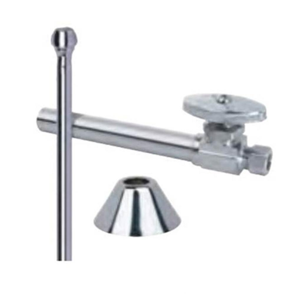 FAUCET MT SUPPLY KIT W/ 5'' SWT EXT. -STRGHT/RISER - 1/2'' NOM SWT  X 3/8&apos